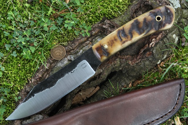 Bowie Knife, Forged Knife, Lucas Forge, Mountain Man Knife