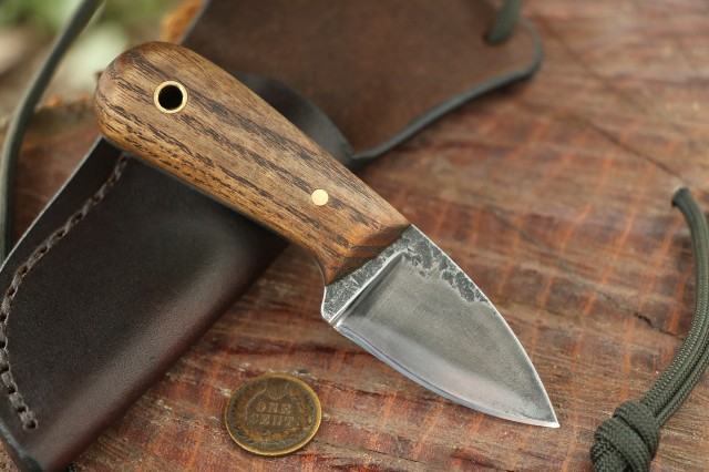 Nack Knife, Hunting Knives, Custom Neck Knife, Lucas Forge