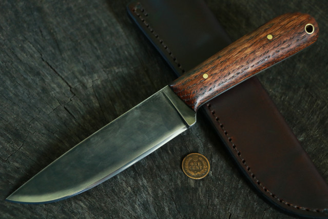 Trade Knife, Mountain Man Knife, Lucas Forge, Custom Hunting Knives, Powder River