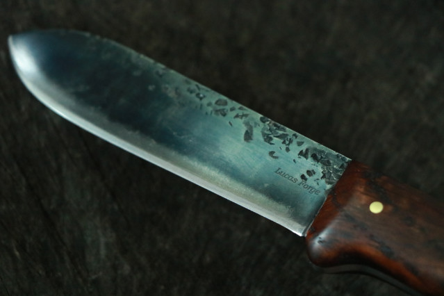 Hammer Forged Knife Blade, Lucas Forge