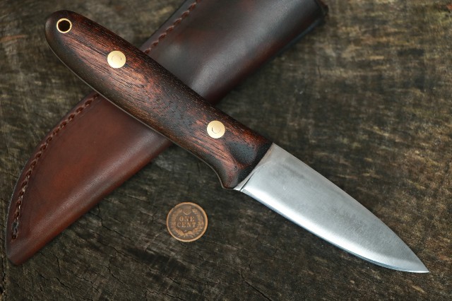 Compact Handmade Knives, Lucas Forge, Custom Hunting Knives