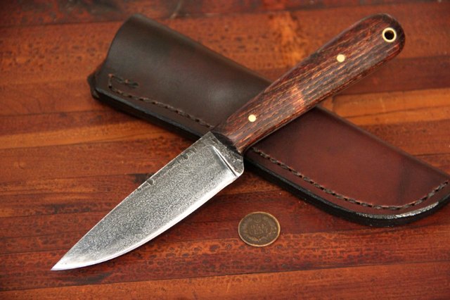 Trapping Knife, Trapper, Skinning Knife, Custom Skinning Knife, Custom Knife, Custom Hunting Knives, Lucas Forge, Lucas Forge Knives, Lucas Forge Knives for sale