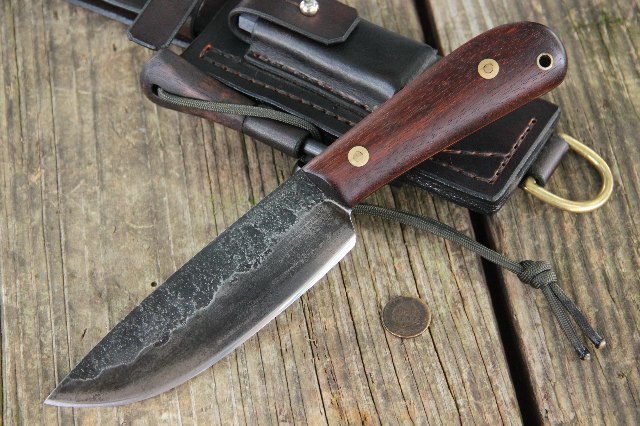 Custom Hunting Knives, Forged Knife, Hand Forged Knife, Handmade Knife, Lucas Forge, Camp Knife