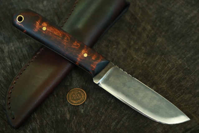 Skinning Knife, Lucas Forge, Custom Hunting Knives