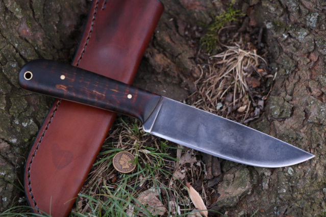 Powder River, Trade Knife, Hunting Knife, Lucas Forge, Custom Hunting Knives