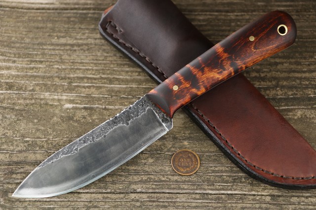 Hand Forged Knives, Forged Knives, Lucas Forge, Custom Hunting Knife