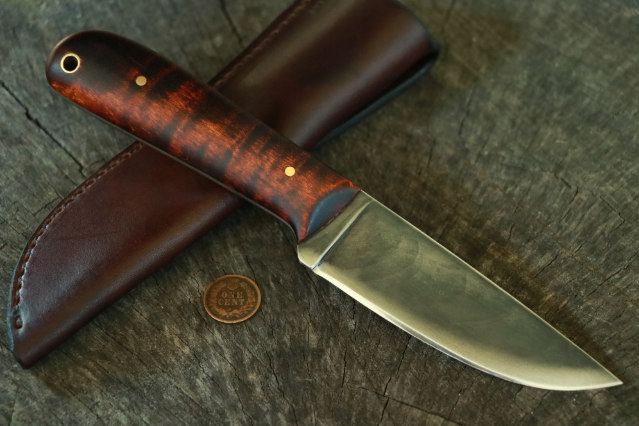 Powder River, Trade Knife, Custom Hunting Knives, Lucas Forge