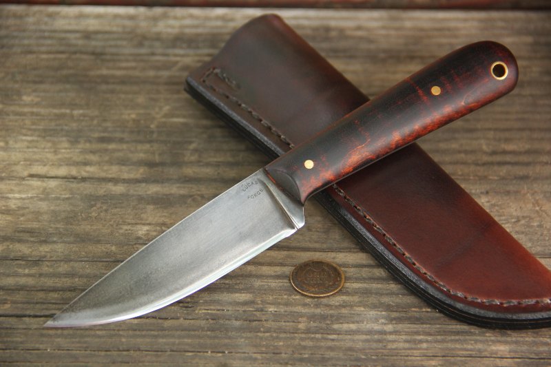 Trapper, Trapping Knife, Lucas Forge, Custom Hunting Knives