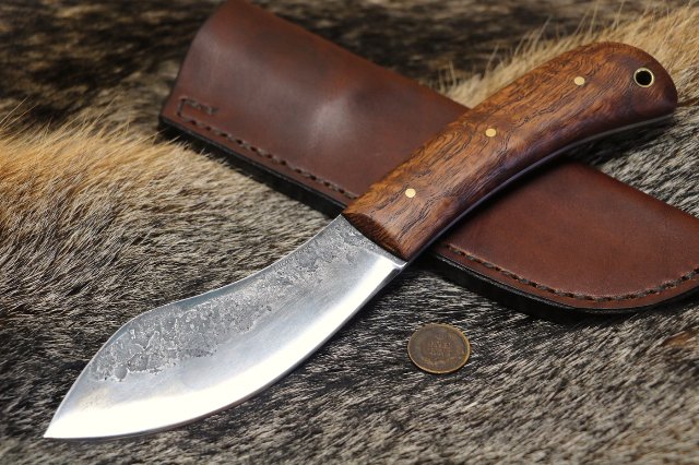 Vintage Nessmuk, Nessmuk, Nessmuk Knife, Custom Knives, Lucas Forge, Custom Hunting Knives, Custom Belt Knife