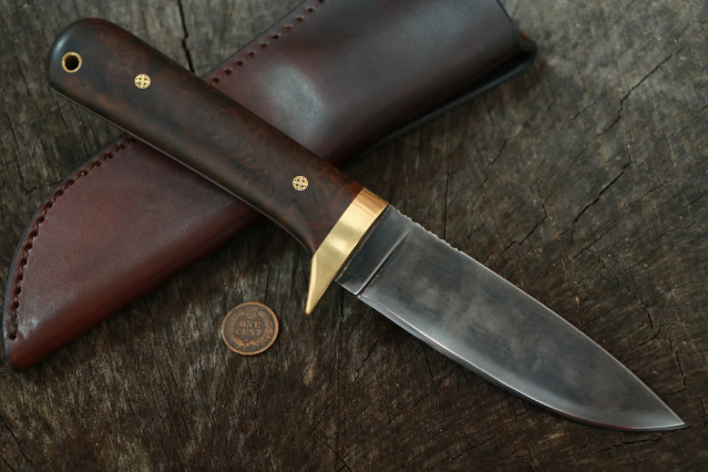 Classic Hunter, Hunting Knife, Trail Knife, Lucas Forge, Custom Hunting Knives