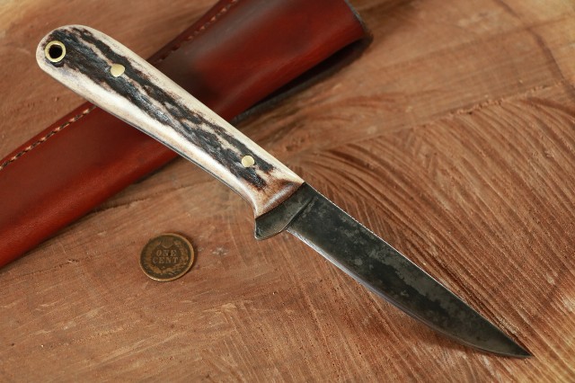 Antler Knives, ProSkinner, Skinning Knife, Lucas Knives, Lucas Forge