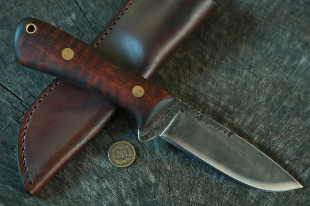 Hunting Knife, Elk River, Custom Hunting Knives, Lucas Forge