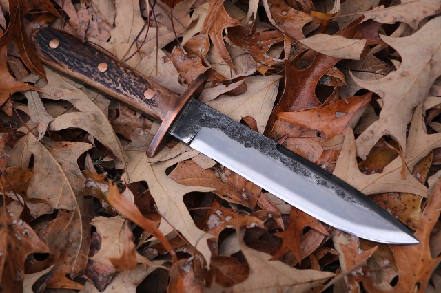 Custom Hunting Knives, Lucas Forge, Bowie Knive, Hand Forged Bowie Knives