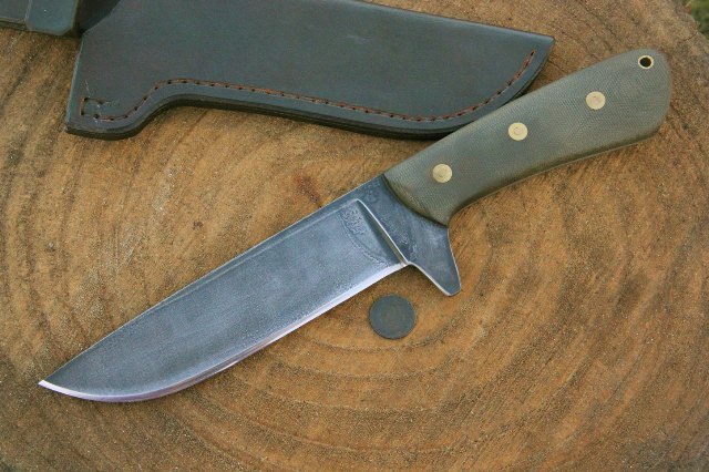 Custom Hunting Knives, Lucas Forge, Survival Knives, Belt Knife