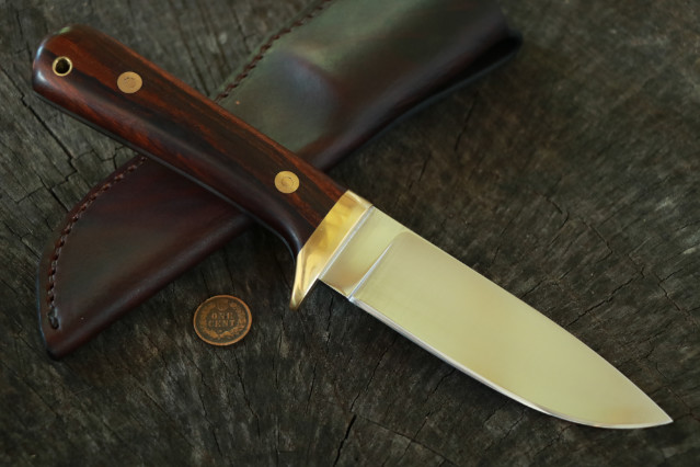 Classic Hunter Knife, Custom Hunting Knives, Lucas Forge