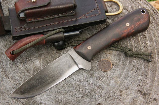 Custom Hunting Knives, Elk River Hunter, Hunter Knife, Hunting Knife, Lucas Forge, Lucas Forge Knives