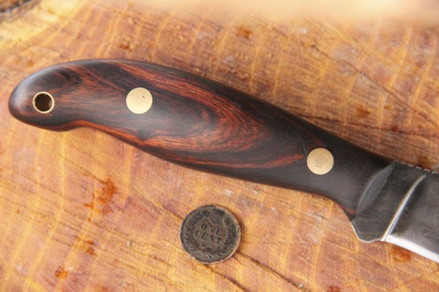 Ironwood Handle, Custom Hunting Knife, Lucas Forge Knives, Handmade Knives, Graduation Gifts, Knives