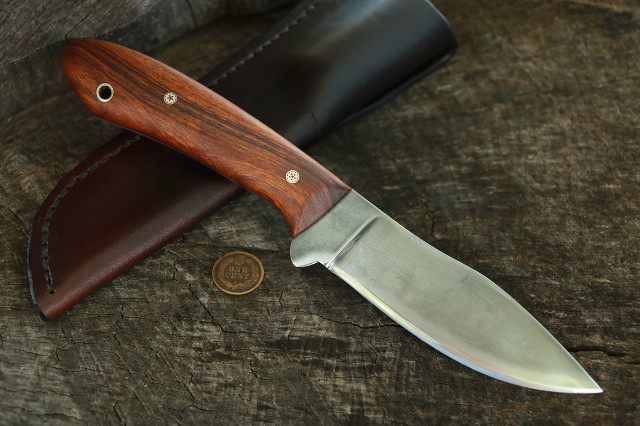Custom Hunting Knives, Lucas Forge, Bush Knife, Camp Knife, Deer Knife