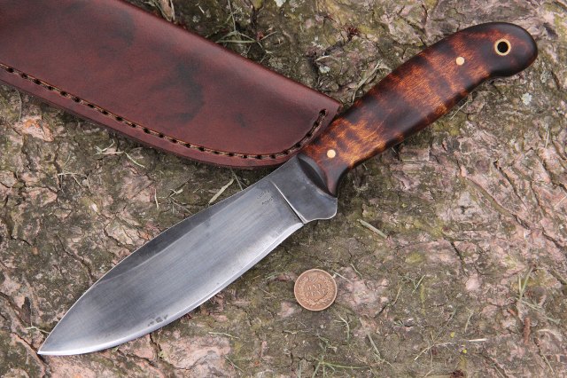 Lucas Forge Custom Knives, Custom Hunting Knives, Hunting Knives, Canadian Style Knife, Trapping Knife, Skinning Knife, Jack Pine Special Knife