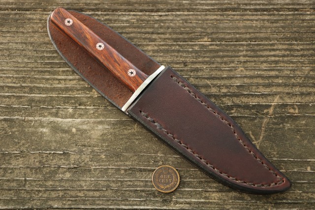 Hunting Knife, Desk Knife, Lucas Forge