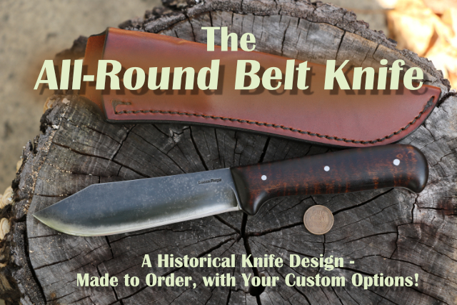 Belt Knife, Custom Hunting Knives, Hunting Knives, Outdoor Knives, Kephart Knives, Lucas Knives
