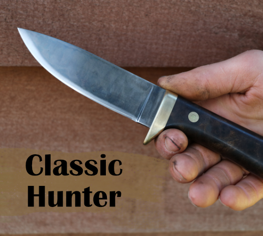 Classic Hunter, Classic Hunting Knife, Lucas Forge, Custom Hunting Knife