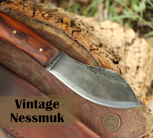 Custom Nessmuk, Vintage Nessmuk, Nessmuk Reproduction, Lucas Forge, Lucas Forge Knives