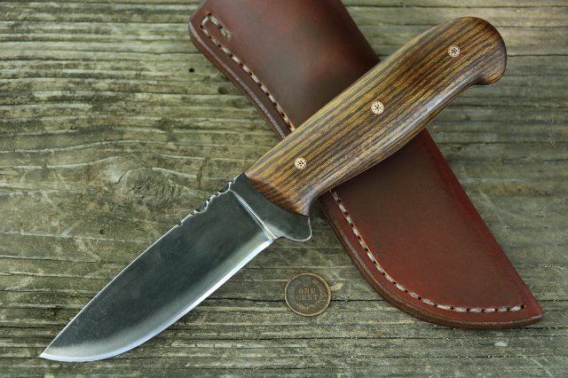 Hunting Knife, Elk River, Hunter Knife, Lucas Forge Knives, Custom Hunting Knives, Camp Knife, Bush Knife
