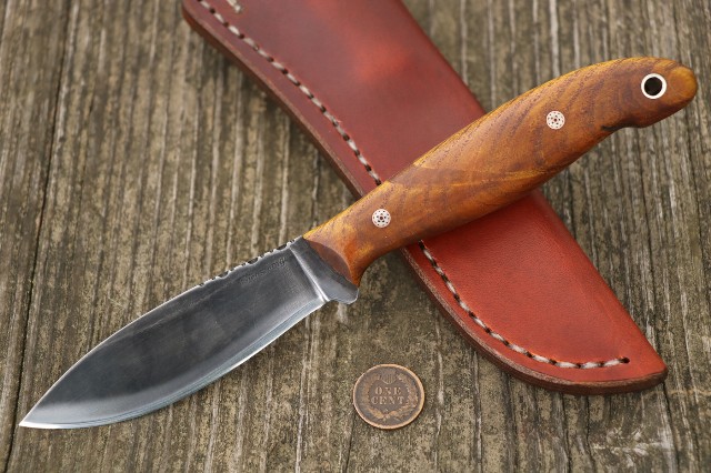Custom Hunting Knives, Lucas Forge, Custom Belt Knife, Outdoors Knife, Hunting Knife, Camp Knife, Bushcrafting Knife