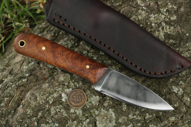 Frontier Knife, Small Frontier Knife, Lucas Forge, Custom Hunting Knives, Custom Outdoor Knives, Hunting Knives, Small Hunting Knife, Small Custom Knife