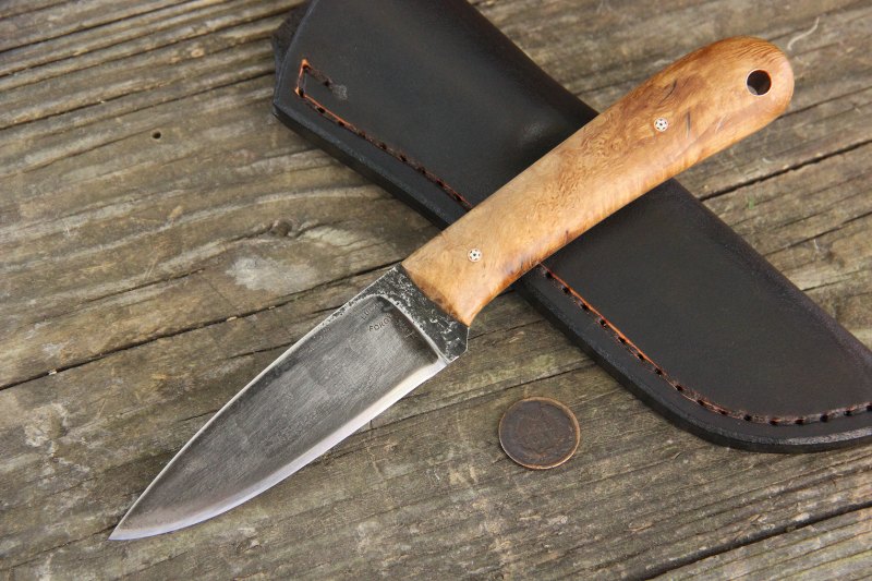 Hammer Forged Knife, Forged Knife, hand Forged Knife, Custom Hunting Knife, Handmade Collector Knife, Lucas Forge Knives, Custom Hunting Knife