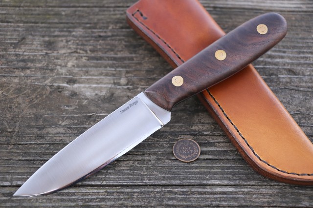 Bush Knife, Lucas Forge, Custom Hunting Knives, Lucas Knives, Outdoor Knives, Camp Knife, Scandi Knives