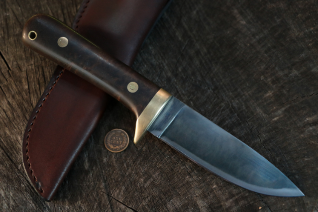 Classic Hunter, Classic Hunting Knife, Custom Hunting Knife, Lucas Forge, Handmade Knives, Custom Knifemaker, Outdoor Knives, Camp Knife
