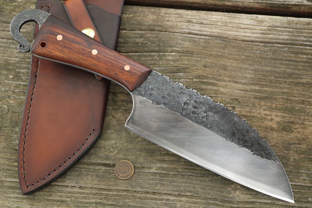 Chef's Knife, Custom Chef's Knife, Custom Cleaver, Custom Hunting Cleaver, Custom Hunting Knives, Lucas Forge