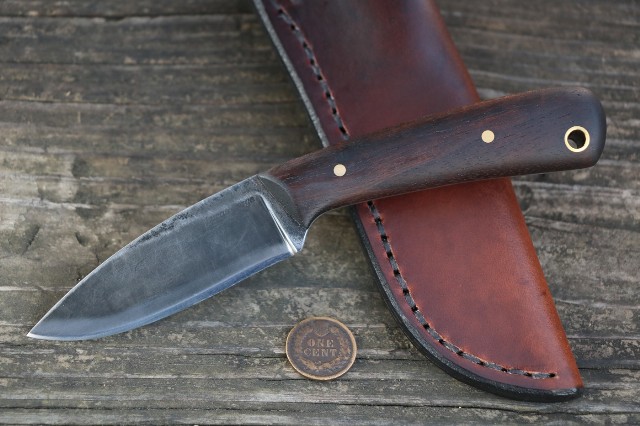Forge Belt Knife, Hand Forged Hunting Knives, Lucas Forge, Custom Knifemaker