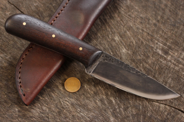 Powder River, Powder River Knife, Lucas Forge, Custom Hunting Knives, Trade Knife, Trade Style Knife, Historic Knife Designs, Traditional Handmade Knives