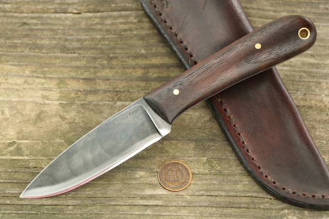 Small Walnut Cleaver #1 — Lost Planet Forge - Fine Handmade Knives