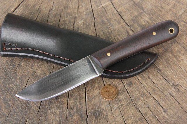 Walnut Skinner Knife | Lucas Forge