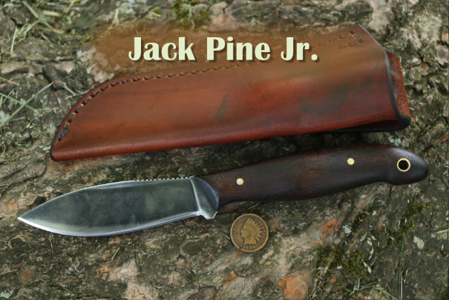 Jack Pine, Jack Pine Special, Canadian Knife, Willow Leaf Knife, Lucas Forge, Hunting Knife, Camping Knife