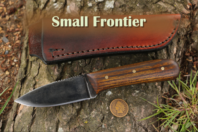 Frontier Knife, Lucas Forge, Custom Hunting Knives, Patch Knife, Muzzleloading Knife, Mountain Man Knife, Lucas Knives