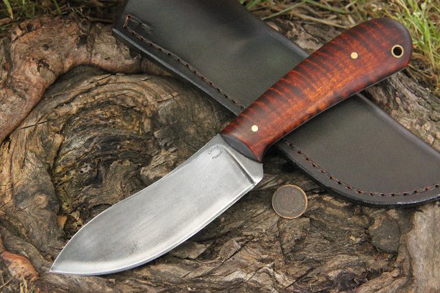 Custom Hunting Knives, Lucas Forge, Nessmuk Knife, Woodsman Nessmuk, Lucas Forge Website