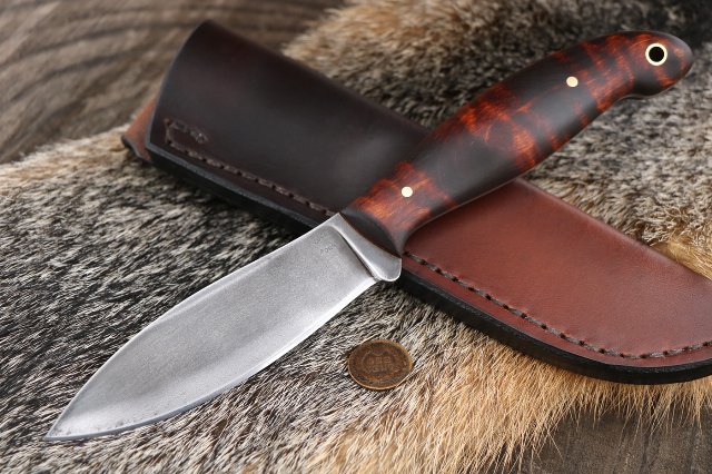 Custom Hunting Knife, Lucas Forge, Willow Leaf Knife, Canadian Knife, Jack Pine Special, Hunting Knife, Outdoor Knife, Camp Knife, Deer Knife