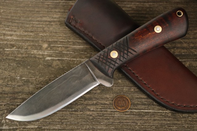 Elk River Hunter, Hunting Knife, Lucas Forge, Custom Hunting Knives, Custom Knifemaker