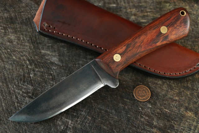 Elk River Hunter, Hunting Knives, Lucas Forge, Handmade Knives, Camp Knife, Bushcraft Knife