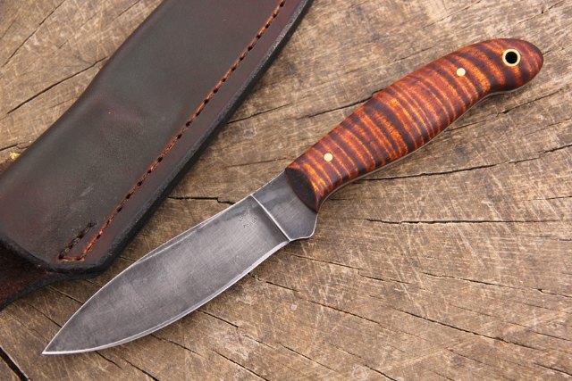 Jack Pine Special, Canadian Style Knife, Northwoods Knife, Lucas Forge, Custom Hunting Knives