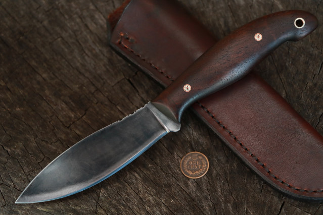 Custom Hunting Knives, Lucas Forge, Jack Pine Special, Canadian Belt Knife