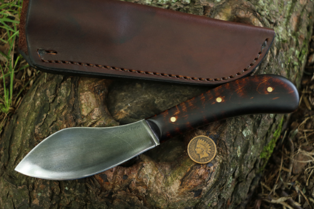 Nessmuk, Nessmuk Knife Reproduction, Custom Nessmuk Knife, Custom Hunting Knife, Lucas Forge
