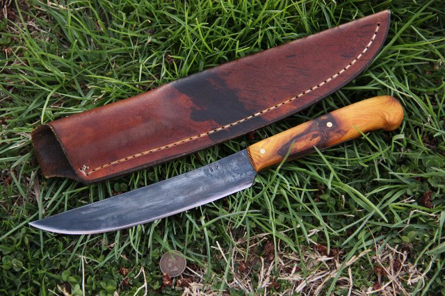 Western Knife, Mexican Knife, Custom Hunting Knives, Knives Made America, Lucas Forge