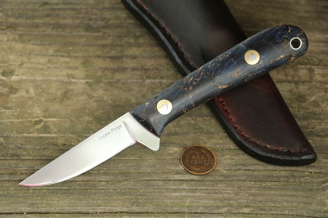 Custom Hunting Knives, Custom Belt Knife, Custom Skinner, Custom Skinning Knife, Handmade Knives, Lucas Forge