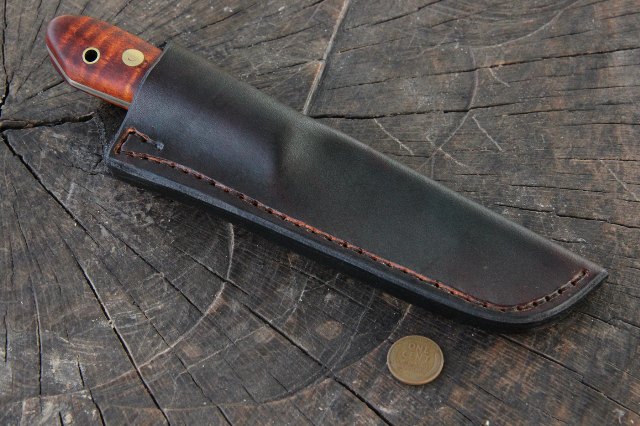 Custom Leatherwork, Lucas Forge Leather, Lucas Forge, Custom Hunting Knives